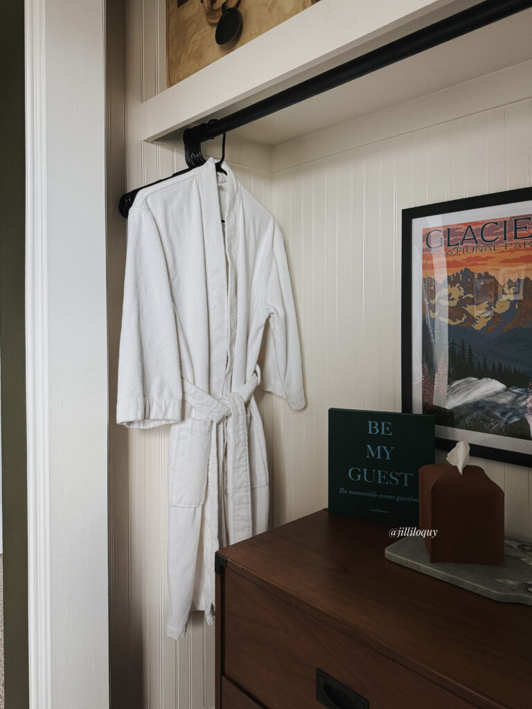 Robe as a must-have guest room accessory